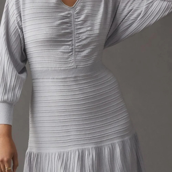 Daily Practice by Anthropologie Long-Sleeve‎ Flared Sweater Mini Dress - Picture 6 of 12